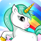 Unicorn games for kids آئیکن