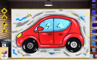 Cars Colouring Book for Kids plakat