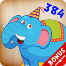 384 Puzzles for Preschool Kids - bonus games 🎁 APK