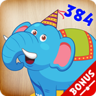 384 Puzzles for Preschool Kids - bonus games 🎁 icon