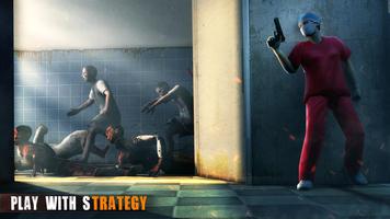 Dead Zombie Hospital Survival Walking Escape Games screenshot 2