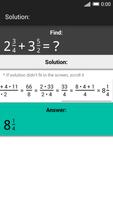 Fraction Calculator capture d'écran 2