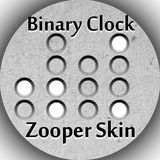 Binary Clock Zooper Skin أيقونة