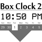 Box Clock Calendar for Zooper ikon