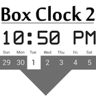 Box Clock Calendar for Zooper icône