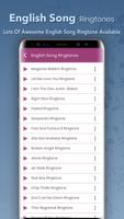 English Songs Ringtones capture d'écran 3