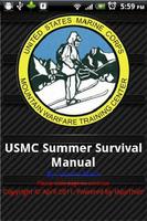 USMC Summer Survival Manual Affiche