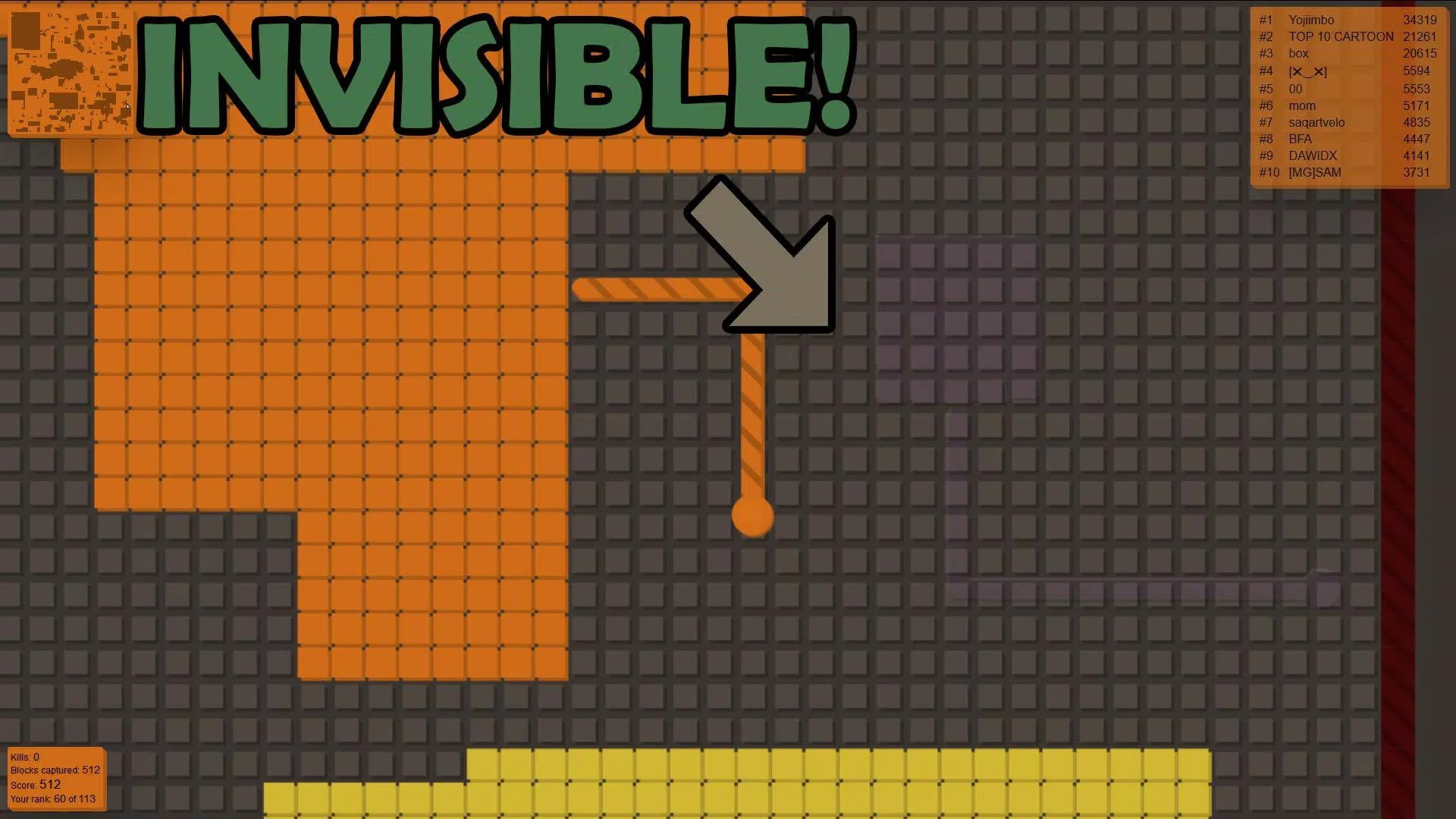 Invisible Skin For Splix.io APK + Mod for Android.