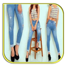 Women Long Jeans Pants APK