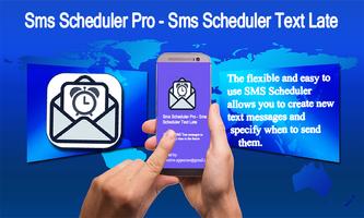 Sms Scheduler Pro - Sms Scheduler Text Late Affiche