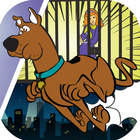 The dog Scooby runs to help the lost Daphne icon