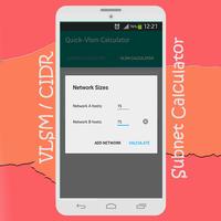 Vlsm IP Subnets Calculator اسکرین شاٹ 2