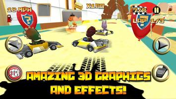 Kartoon Racing Driver simulator پوسٹر