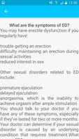 Erectile Dysfunction capture d'écran 1