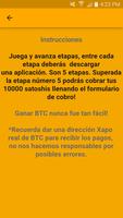 Ganar Bitcoins Jugando con el celular Gratis screenshot 1