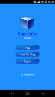 Blue Cube Poster