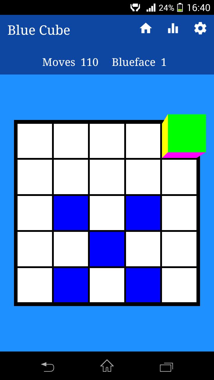 Blue cube. Джин Джика игра кубиками.