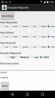 Disaster Reporter capture d'écran 1