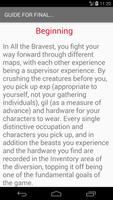 Guide For FINAL FANTASY ALL THE BRAVEST syot layar 1