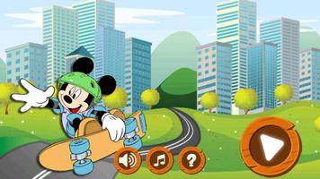 Mickey Skater постер