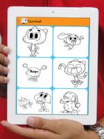 Gumball Coloring Book Affiche