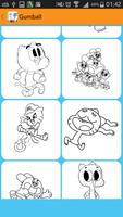 Gumball Coloring Book 스크린샷 1