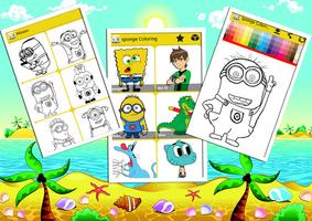 Sponge Coloring Book Bob screenshot 1