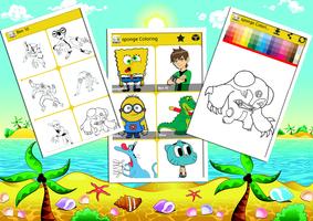Sponge Coloring Book Bob Screenshot 2