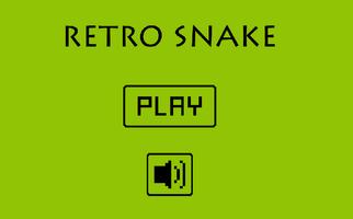 Retro Snake Affiche