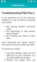 User Guide for Fitbit Flex 2 تصوير الشاشة 1
