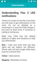 User Guide for Fitbit Flex 2 تصوير الشاشة 2