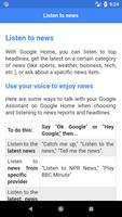 Commands for Google Home Max capture d'écran 2