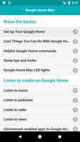 User Guide for Google Home Max Poster