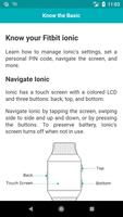 User Guide for Fitbit Ionic capture d'écran 2