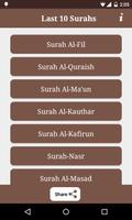Last 10 Surahs Affiche