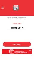 Blood Donation Calculator اسکرین شاٹ 1