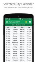 Iraq Ramadan Timings 2017 ภาพหน้าจอ 1