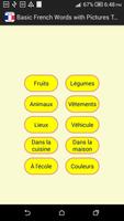 Basic French Words Quiz Affiche