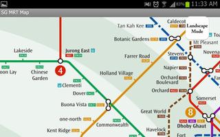 Singapore MRT Map capture d'écran 3