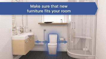 3D Bathroom for IKEA: Room Plan & Interior Design Ekran Görüntüsü 1
