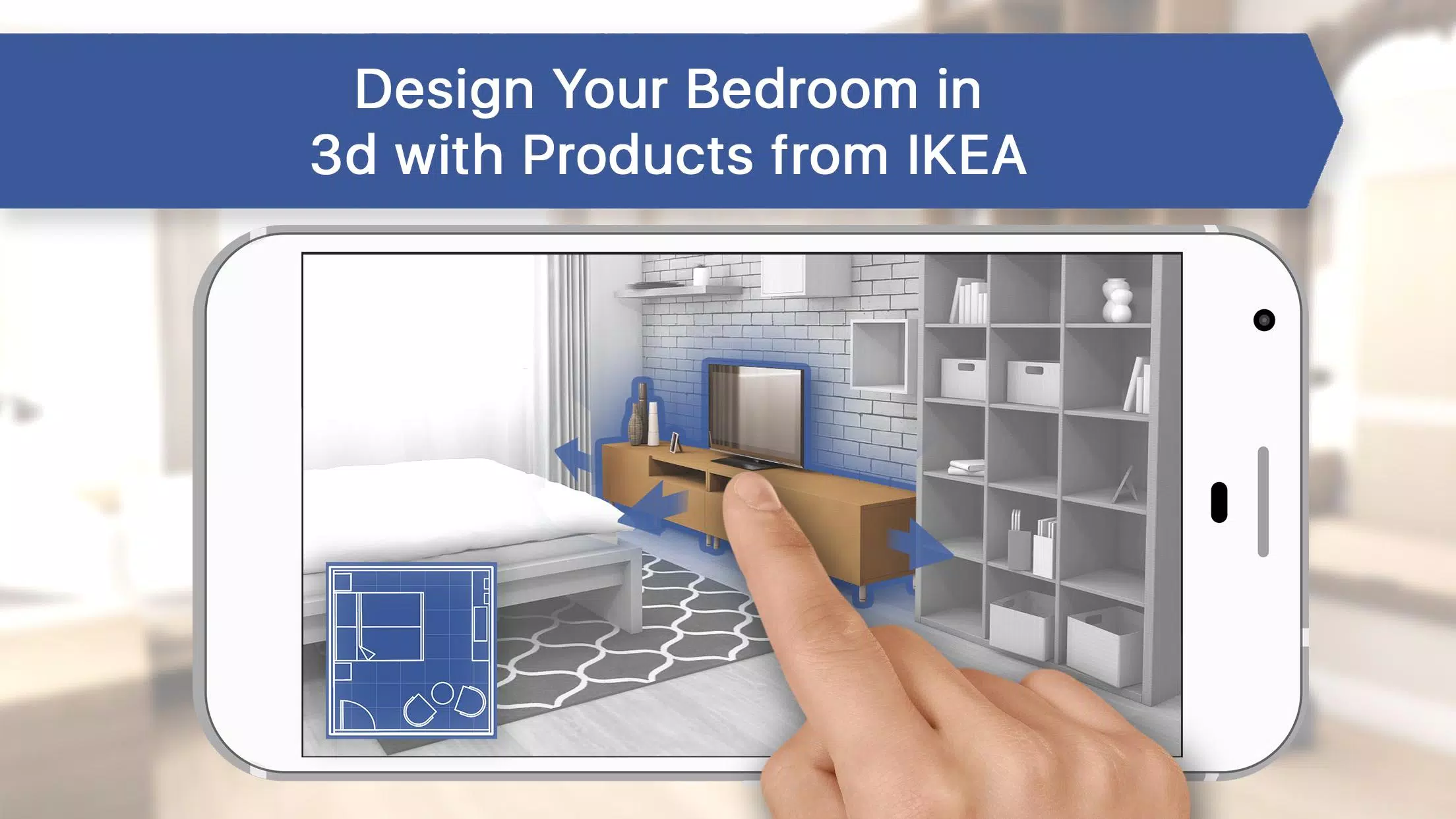 3D Bedroom for IKEA: Room Interior Design Planner for Android - APK Download