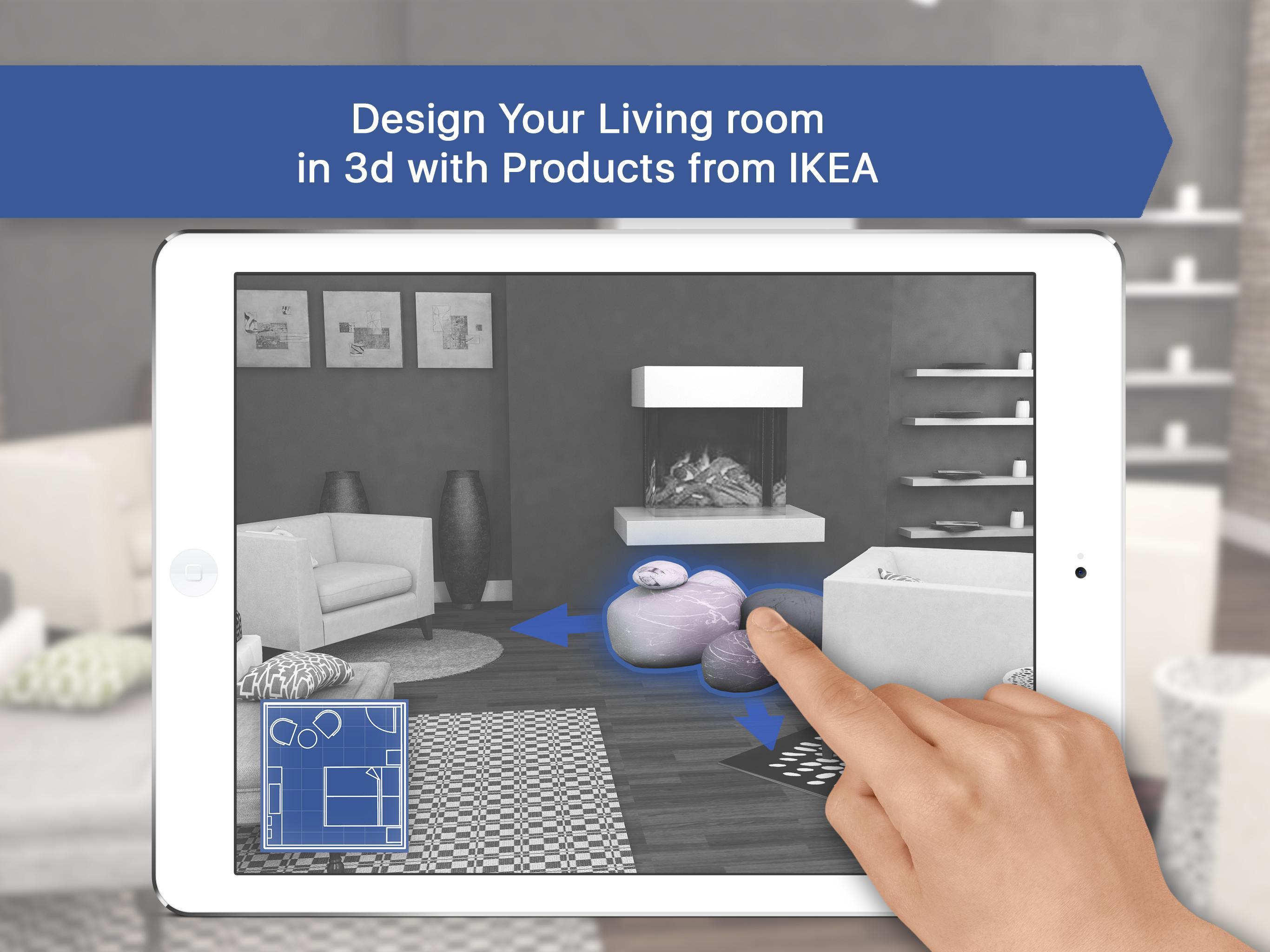 3d Living Room For Ikea Interior Design Planner Fur