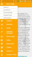 Mahant College App poster