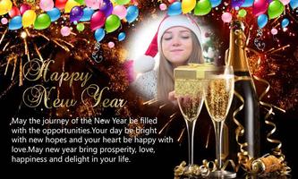 Happy New Year 2018 Photo Greetings Frame capture d'écran 1