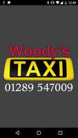 Woody's Taxi الملصق