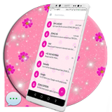 Pink SMS Go Theme иконка