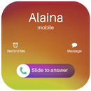 Full screen iOS caller screen-slide to answer APK