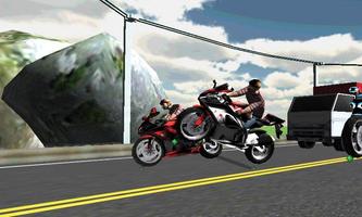 Bike Attack : Road Stunt 3D screenshot 1