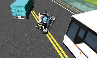 2 Schermata Bike Attack : Road Stunt 3D