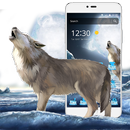 Buz Vahşi Kükreme Kurt Tema APK
